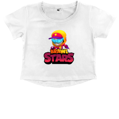 Kids' Premium Cropped T-Shirt - Max Brawl Stars - Mfest