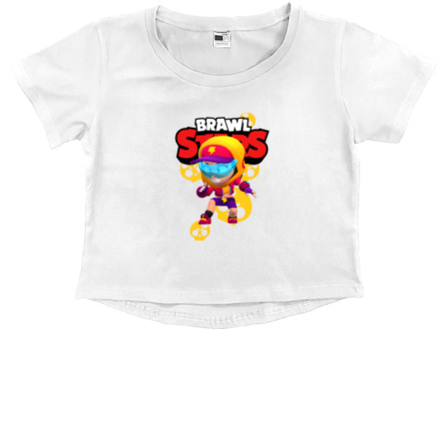 Kids' Premium Cropped T-Shirt - Max Brawl Stars 2 - Mfest