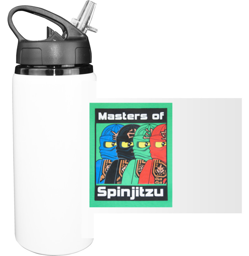 Sport Water Bottle - Masters Of Spinjitzu - Mfest