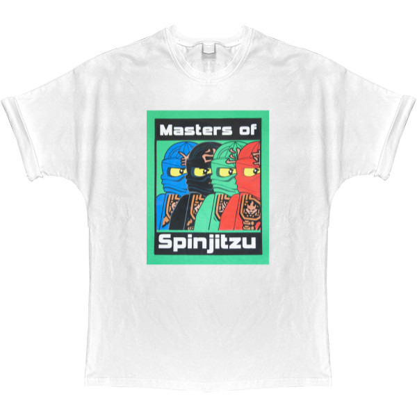 T-shirt Oversize - Masters Of Spinjitzu - Mfest