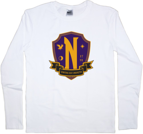 Men's Longsleeve Shirt - never more academy - Mfest