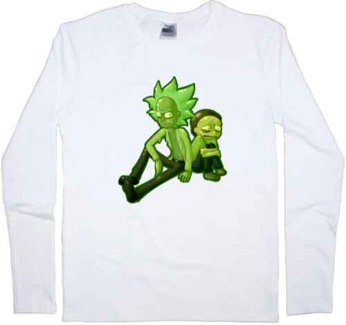 Men's Longsleeve Shirt - Monsters Rick and Morty 6 - Mfest