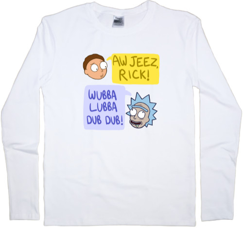 Men's Longsleeve Shirt - Monsters Rick and Morty 4 - Mfest