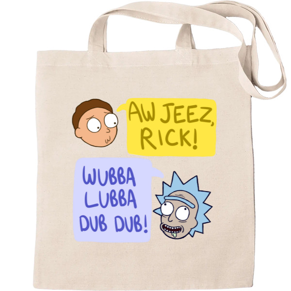 Tote Bag - Monsters Rick and Morty 4 - Mfest