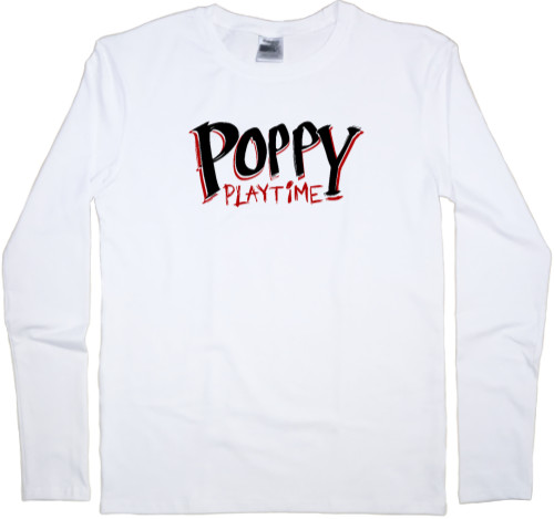 Men's Longsleeve Shirt - Poppy Playtime Logo - Mfest