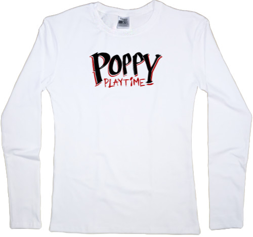 Women's Longsleeve Shirt - Poppy Playtime Logo - Mfest