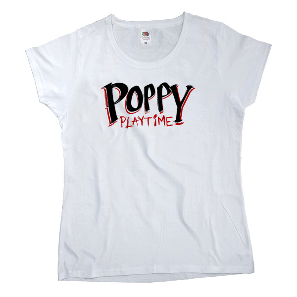 Women's T-shirt Fruit of the loom - Poppy Playtime Logo - Mfest