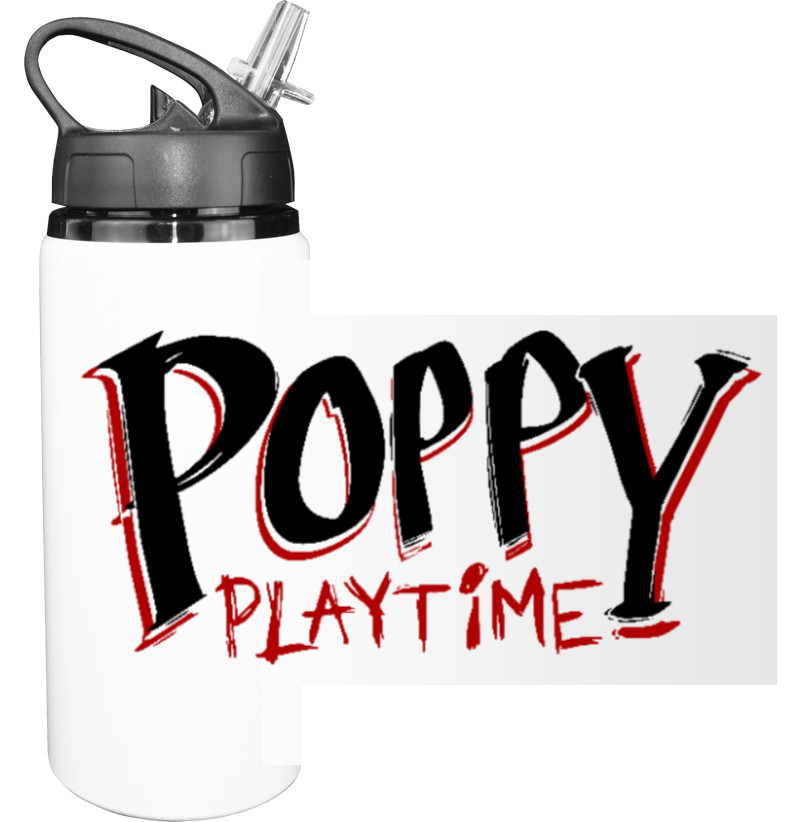 Бутылка для воды - Poppy Playtime Logo - Mfest