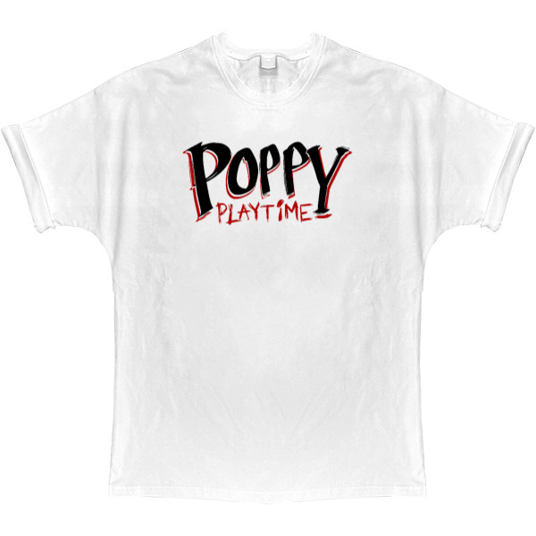 Футболка Оверсайз - Poppy Playtime Logo - Mfest