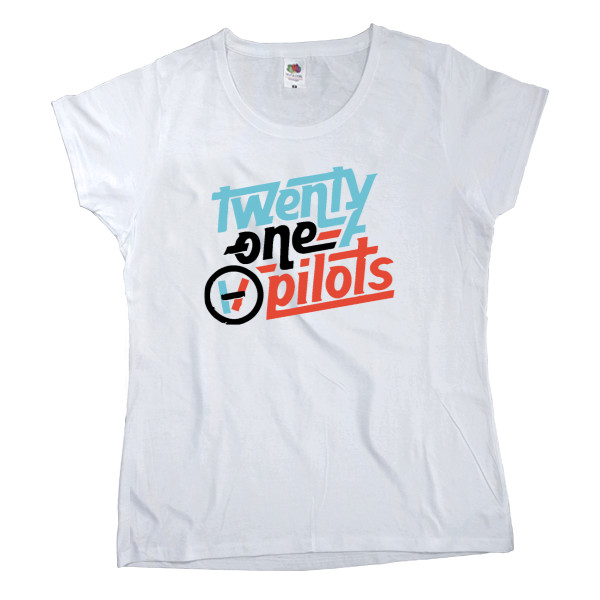 Women's T-shirt Fruit of the loom - One Pilots Logo 2 - Mfest