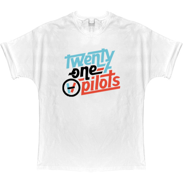 T-shirt Oversize - One Pilots Logo 2 - Mfest