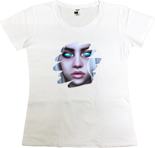 Women's Premium T-Shirt - Ocean Eyes (billie eilish) - Mfest