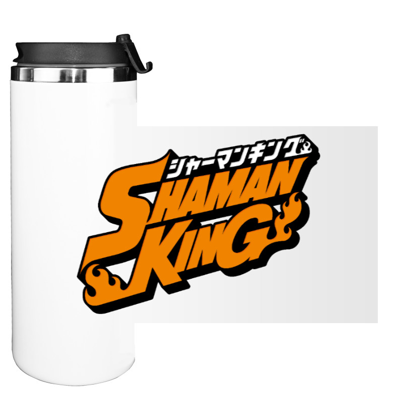 Water Bottle on Tumbler - shaman king logo - Mfest