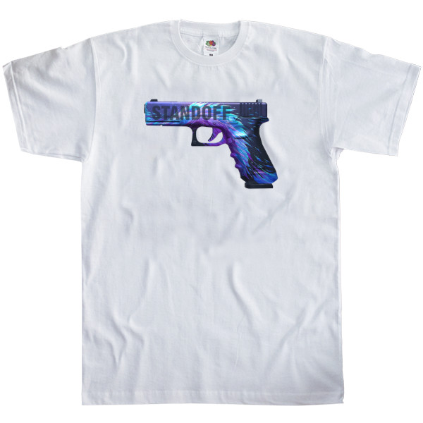 Kids' T-Shirt Fruit of the loom - standoff pistol - Mfest