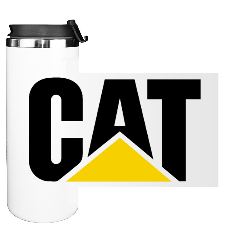 Water Bottle on Tumbler - cat - Mfest