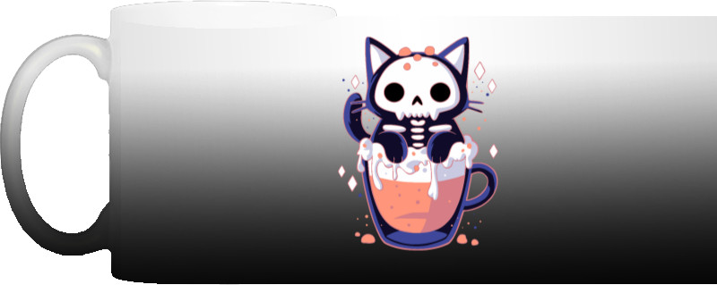 cat halloween drink