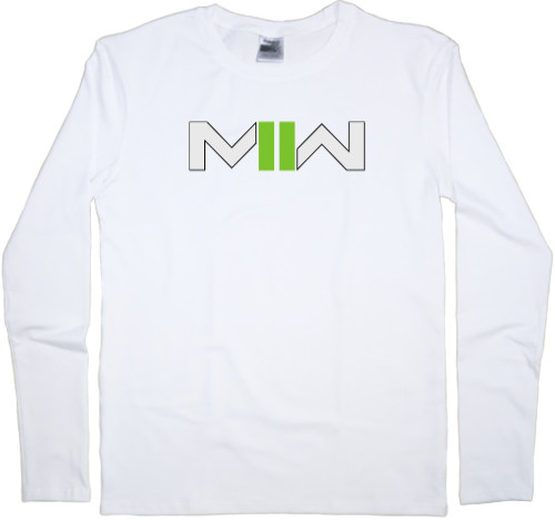 Men's Longsleeve Shirt - call of duty mw2 logo - Mfest