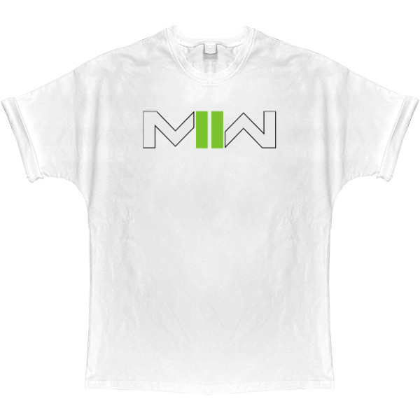 T-shirt Oversize - call of duty mw2 logo - Mfest