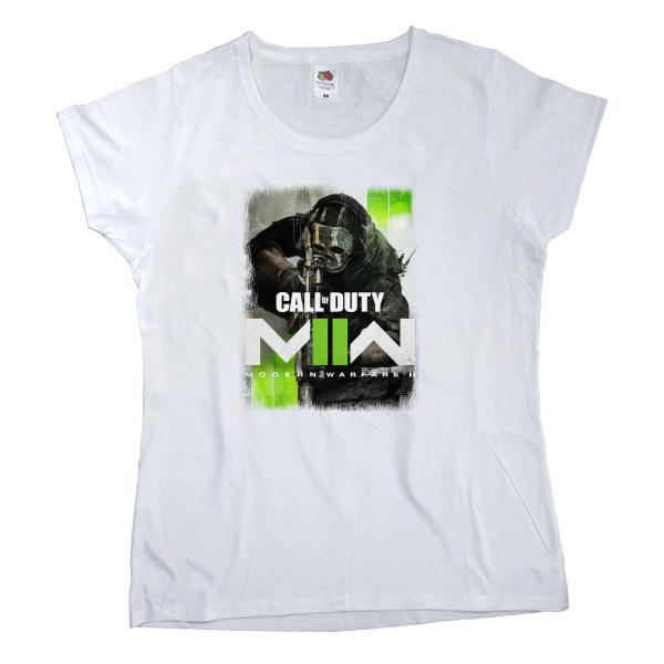 Women's T-shirt Fruit of the loom - call of duty mw2 3 - Mfest