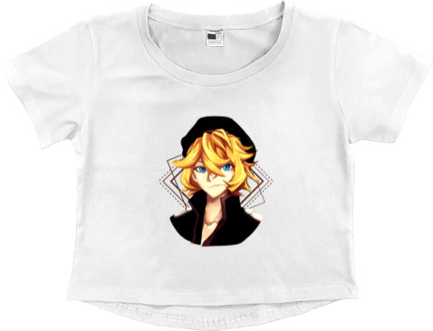 Women's Cropped Premium T-Shirt - Bungo Stray Dogs 4 - Mfest