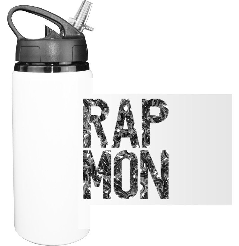 Бутылка для воды - bts rap monster logo - Mfest