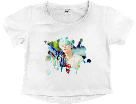 Women's Cropped Premium T-Shirt - suga 2 - Mfest