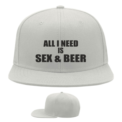 Snapback Baseball Cap - ALL I NEED - Mfest