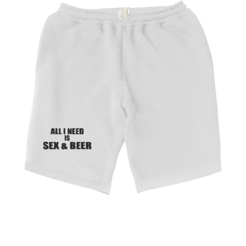 Men's Shorts - ALL I NEED - Mfest