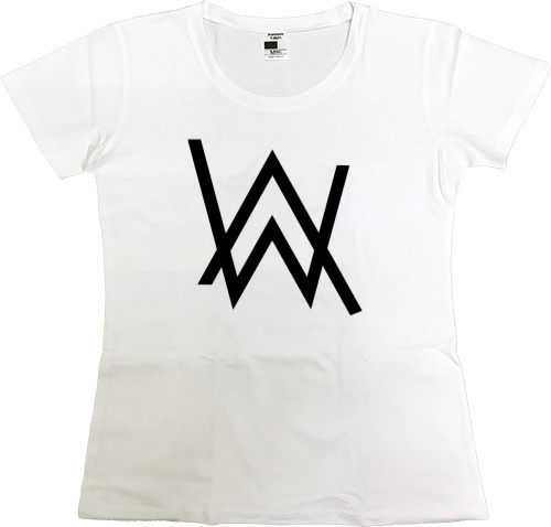 Women's Premium T-Shirt - Alan Walker Logo - Mfest