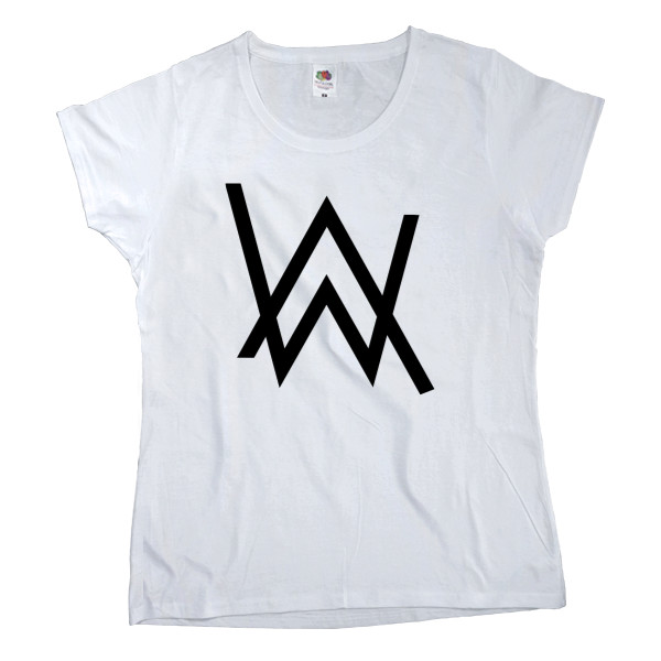 Women's T-shirt Fruit of the loom - Alan Walker Logo - Mfest