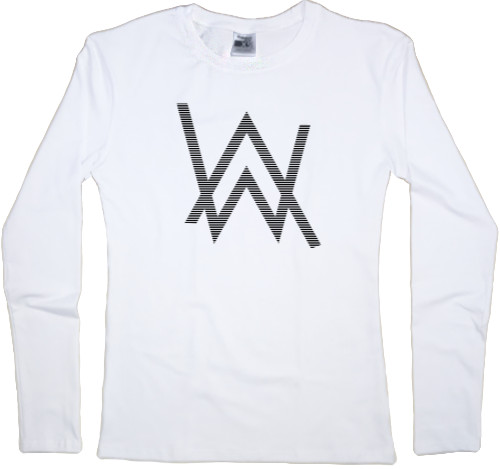 Women's Longsleeve Shirt - Alan Walker Logo 2 - Mfest