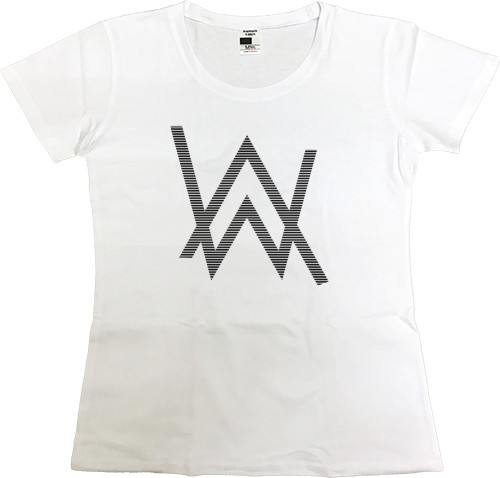 Women's Premium T-Shirt - Alan Walker Logo 2 - Mfest