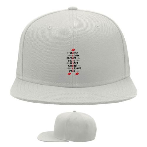 Snapback Baseball Cap - akatsuki 3 - Mfest