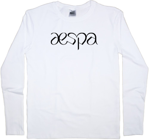 Men's Longsleeve Shirt - aespa logo 2 - Mfest