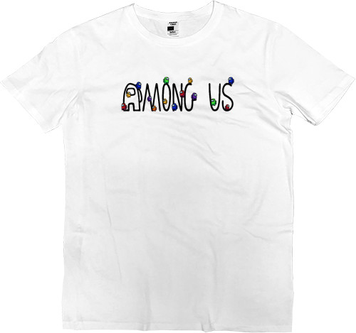 Men’s Premium T-Shirt - among us logo 2 - Mfest