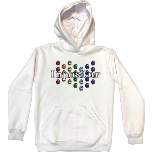 Unisex Hoodie - among us impostor rainbow - Mfest