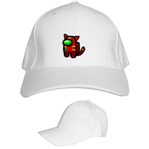 Kids' Baseball Cap 6-panel - among us CAT - Mfest