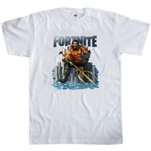 Kids' T-Shirt Fruit of the loom - Aquaman Fortnite - Mfest