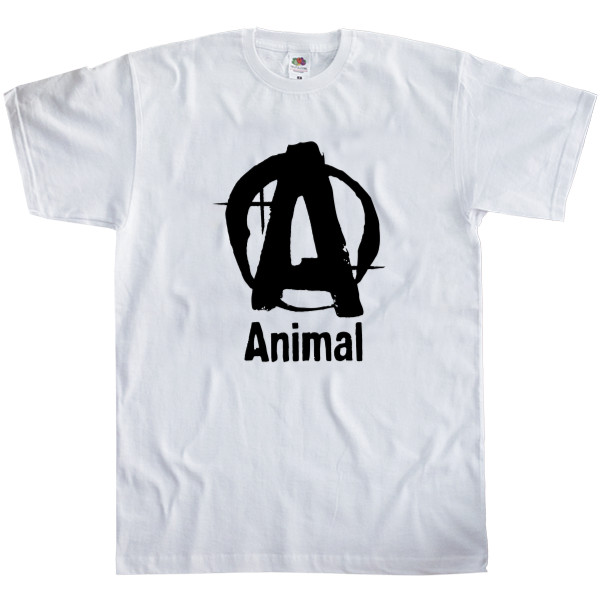 Kids' T-Shirt Fruit of the loom - Animal powerlifting logo - Mfest