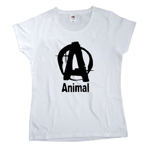 Women's T-shirt Fruit of the loom - Animal powerlifting logo - Mfest