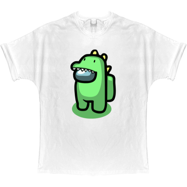 T-shirt Oversize - among us dinosaur - Mfest