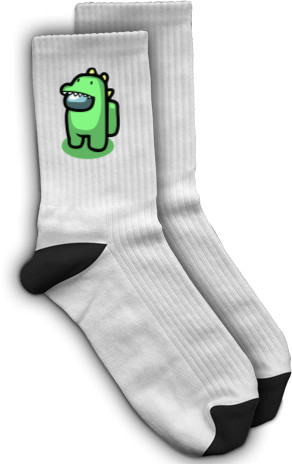 Socks - among us dinosaur - Mfest