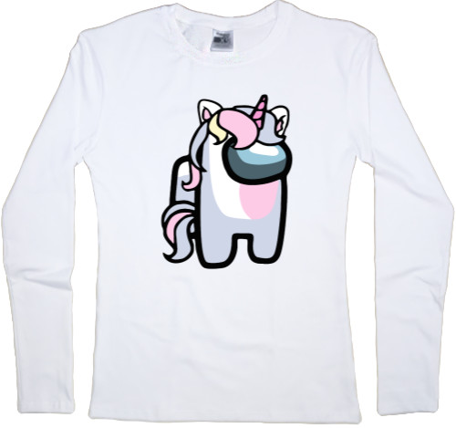 Women's Longsleeve Shirt - among us unicorn - Mfest