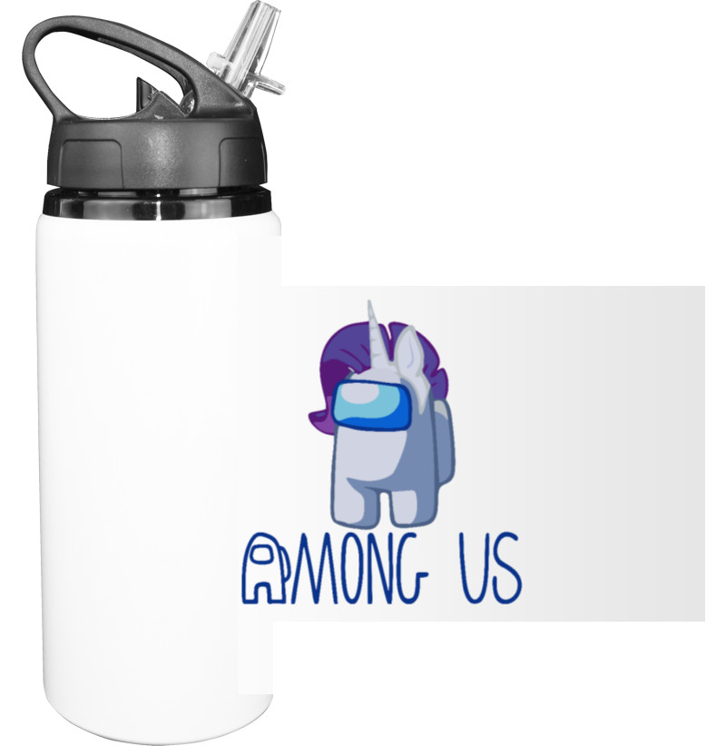 Sport Water Bottle - among us unicorn 2 - Mfest