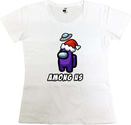 Women's Premium T-Shirt - among us santa - Mfest