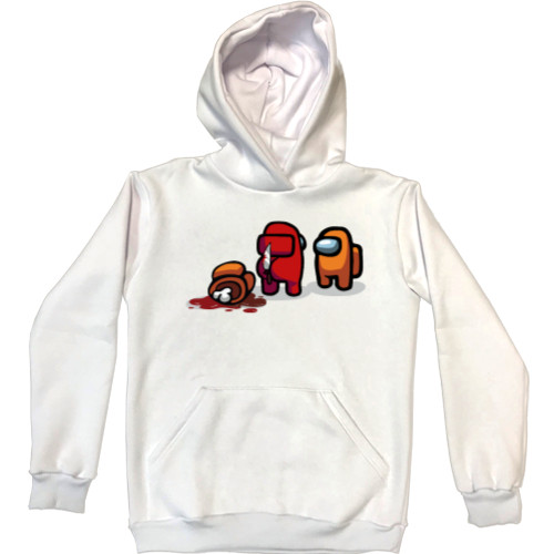 Unisex Hoodie - among us red and orange - Mfest