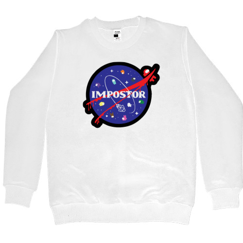 Women's Premium Sweatshirt - among us NASA - Mfest