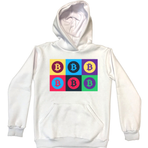 Unisex Hoodie - bitcoin art - Mfest