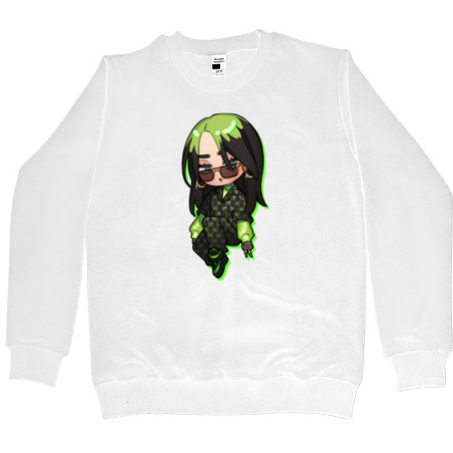 Men’s Premium Sweatshirt - billie eilish chibi - Mfest