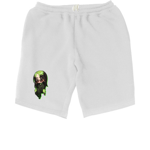 Men's Shorts - billie eilish chibi - Mfest